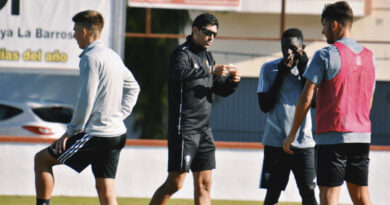 Entrenamiento del Coria C.F. con Samu