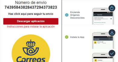 Estafa suplantando a correos