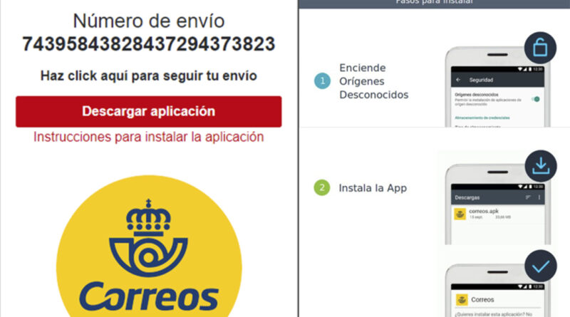 Estafa suplantando a correos