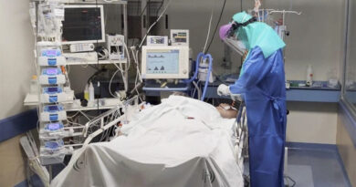 Paciente en la UCI por Covid-19