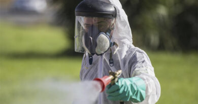 Fumigación del Mosquito del Nilo en Coria