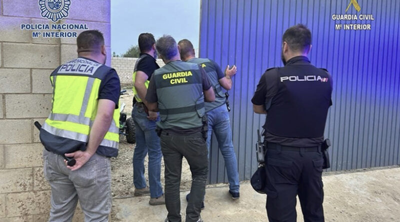 Detienen a cinco aluniceros que robaron diez veces en el Aljarafe sevillano