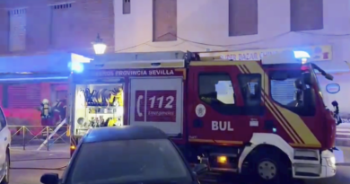 Rescatado un joven de Palomares de un incendio