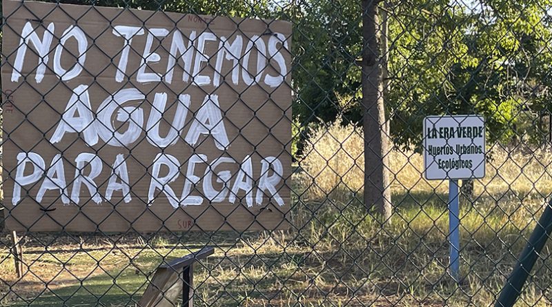 Los huertos sociales de Mairena del Aljarafe sin agua para regar