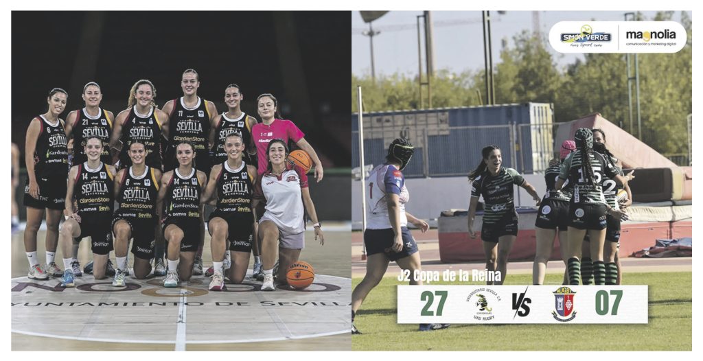 Las 'Cocodrilas' y CB Sevilla presentan juntas la temporada 2024-25