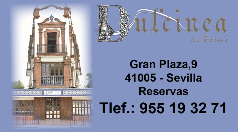 Carta del Restaurante Dulcinea del Toboso